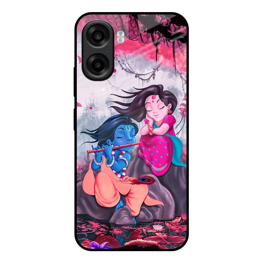 Radha Krishna Art OPPO K14x 5G Glass Back Cover Online