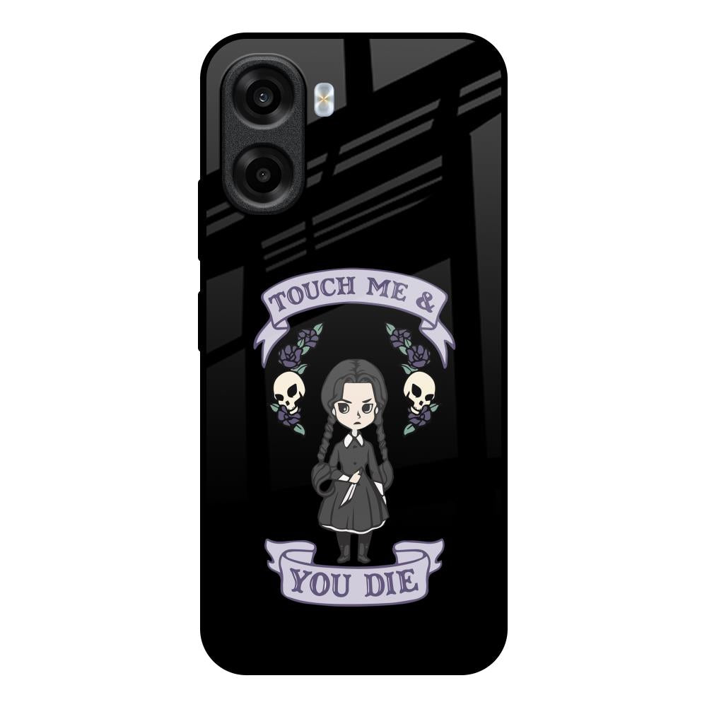 Touch Me & You Die OPPO K14x 5G Glass Back Cover Online