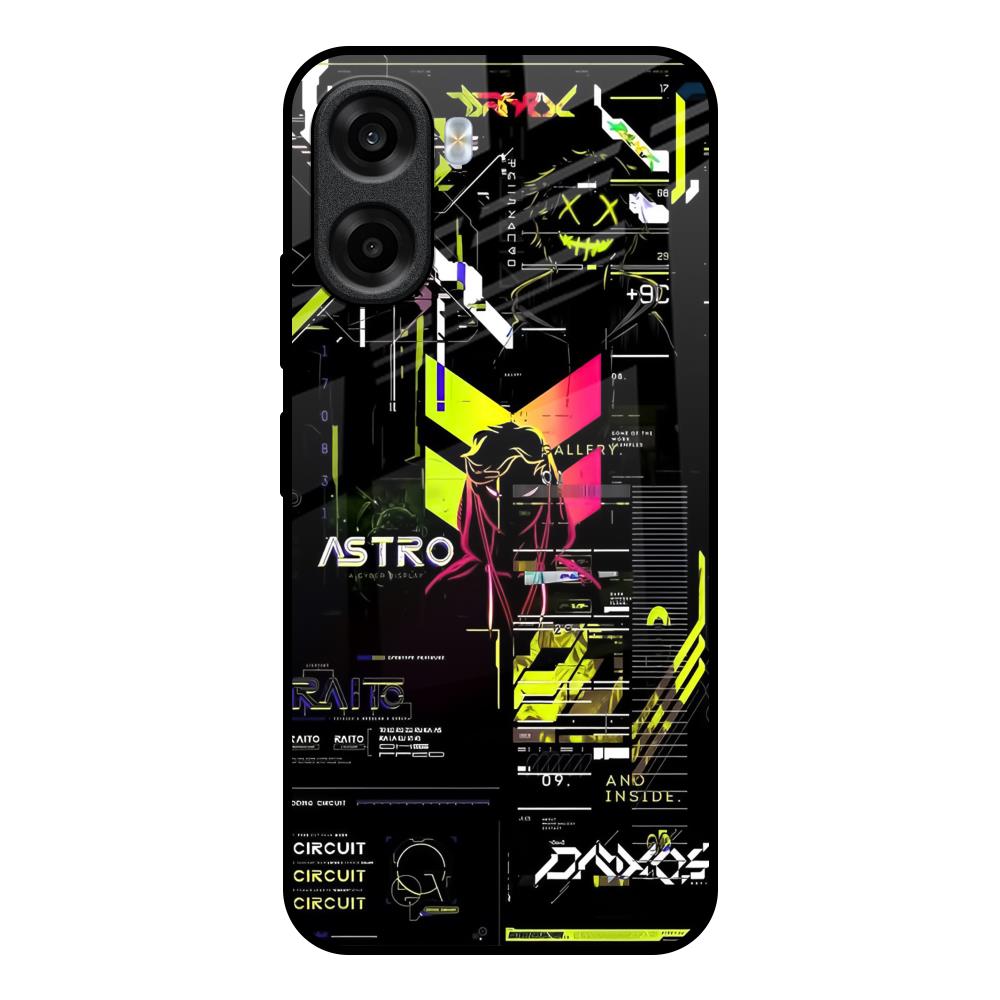 Astro Glitch OPPO K14x 5G Glass Back Cover Online
