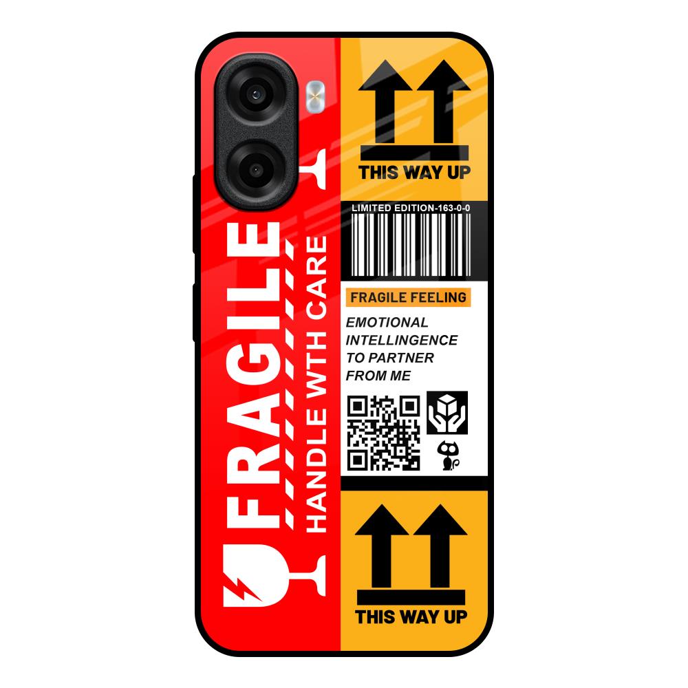 Handle With Care OPPO K14x 5G Glass Back Cover Online