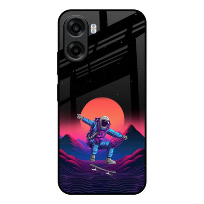 Retro Astronaut OPPO K14x 5G Glass Back Cover Online