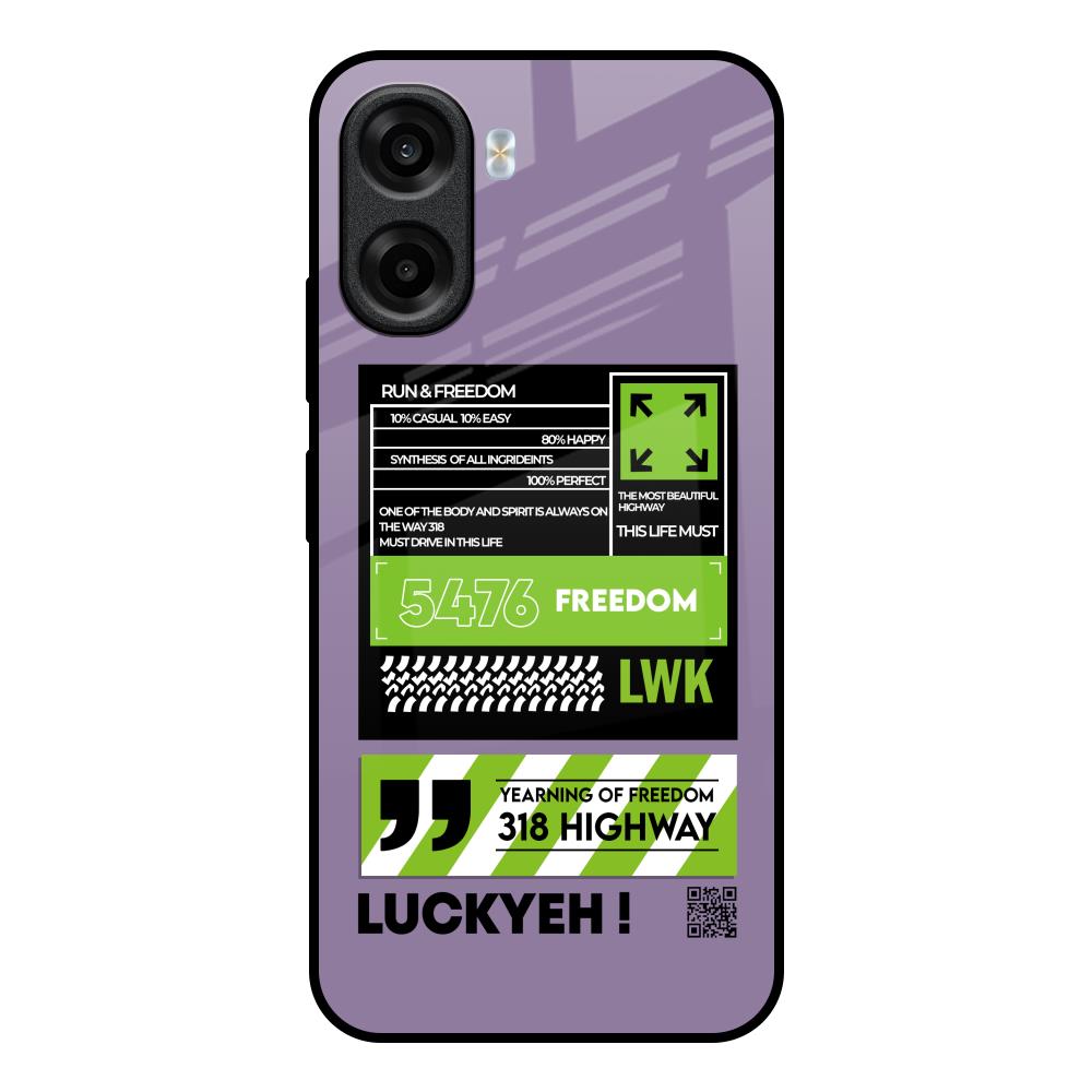Run & Freedom OPPO K14x 5G Glass Back Cover Online