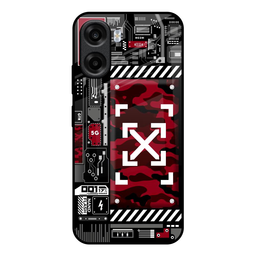 Technology Art OPPO K14x 5G Glass Back Cover Online