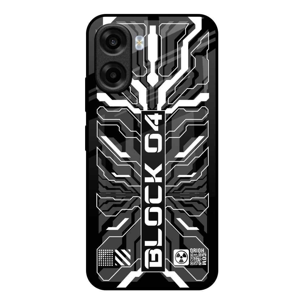 Monochrome Magic OPPO K14x 5G Glass Back Cover Online