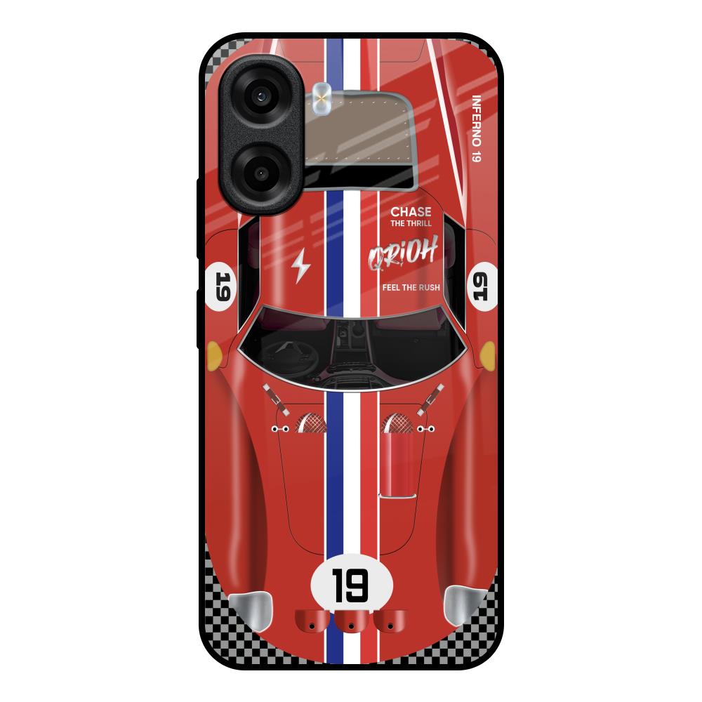 Racing Vintage OPPO K14x 5G Glass Back Cover Online