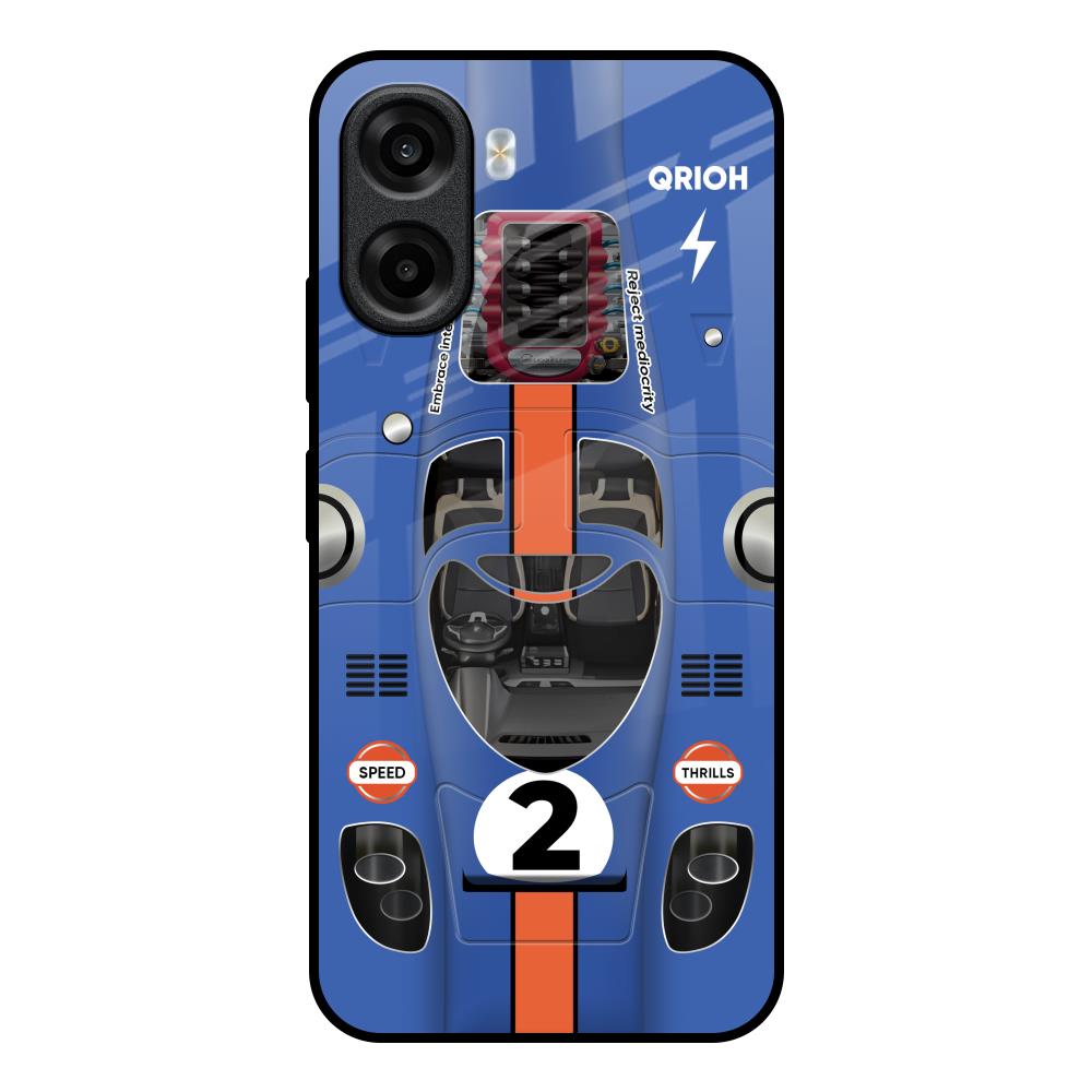 Car Adiction OPPO K14x 5G Glass Back Cover Online
