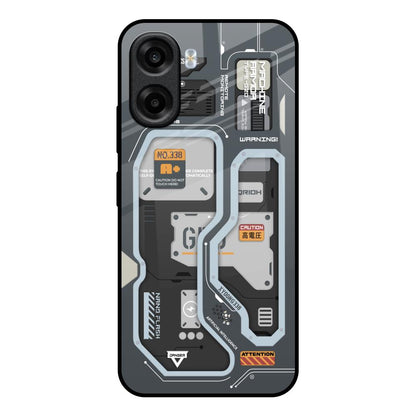 Retro Futuristic OPPO K14x 5G Glass Back Cover Online
