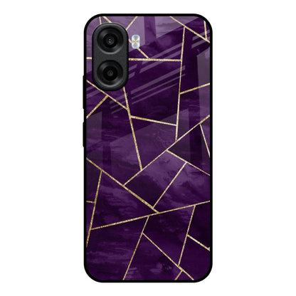 Geometric Purple OPPO K14x 5G Glass Back Cover Online