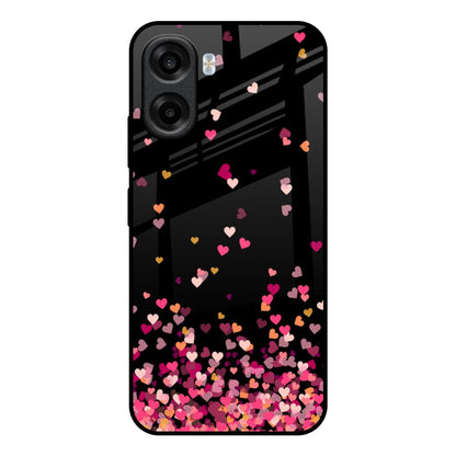 Heart Rain Fall OPPO K14x 5G Glass Back Cover Online
