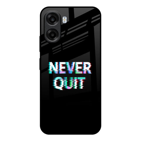 Never Quit OPPO K14x 5G Glass Back Cover Online