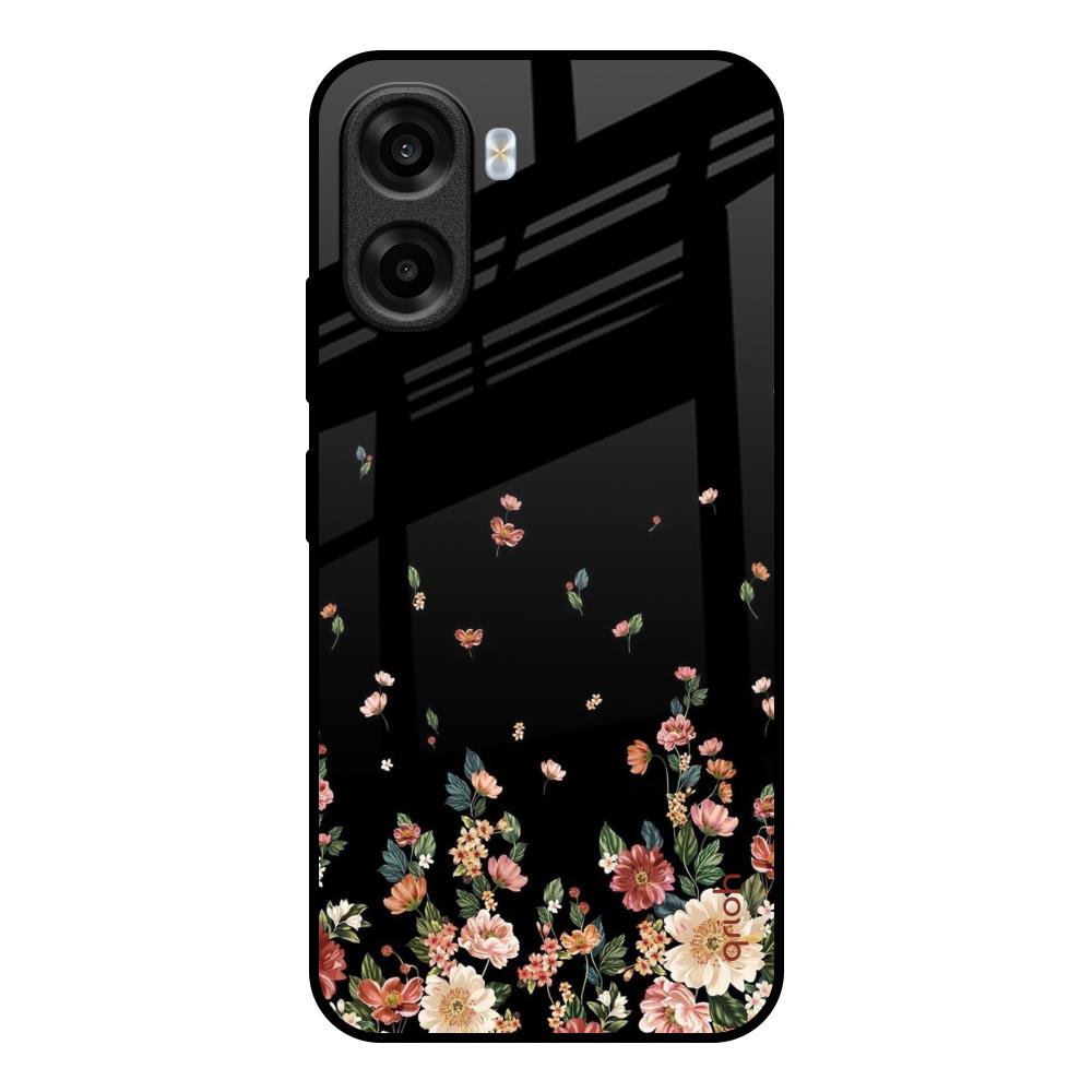 Floating Floral Print OPPO K14x 5G Glass Back Cover Online