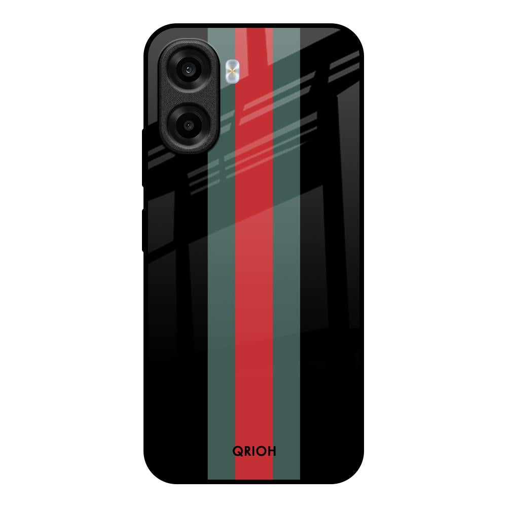 Vertical Stripes OPPO K14x 5G Glass Back Cover Online