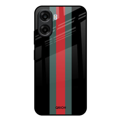 Vertical Stripes OPPO K14x 5G Glass Back Cover Online