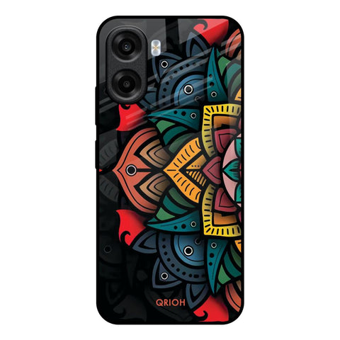 Retro Gorgeous Flower OPPO K14x 5G Glass Back Cover Online