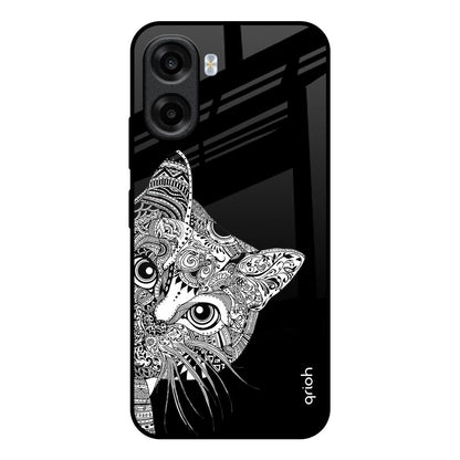 Kitten Mandala OPPO K14x 5G Glass Back Cover Online