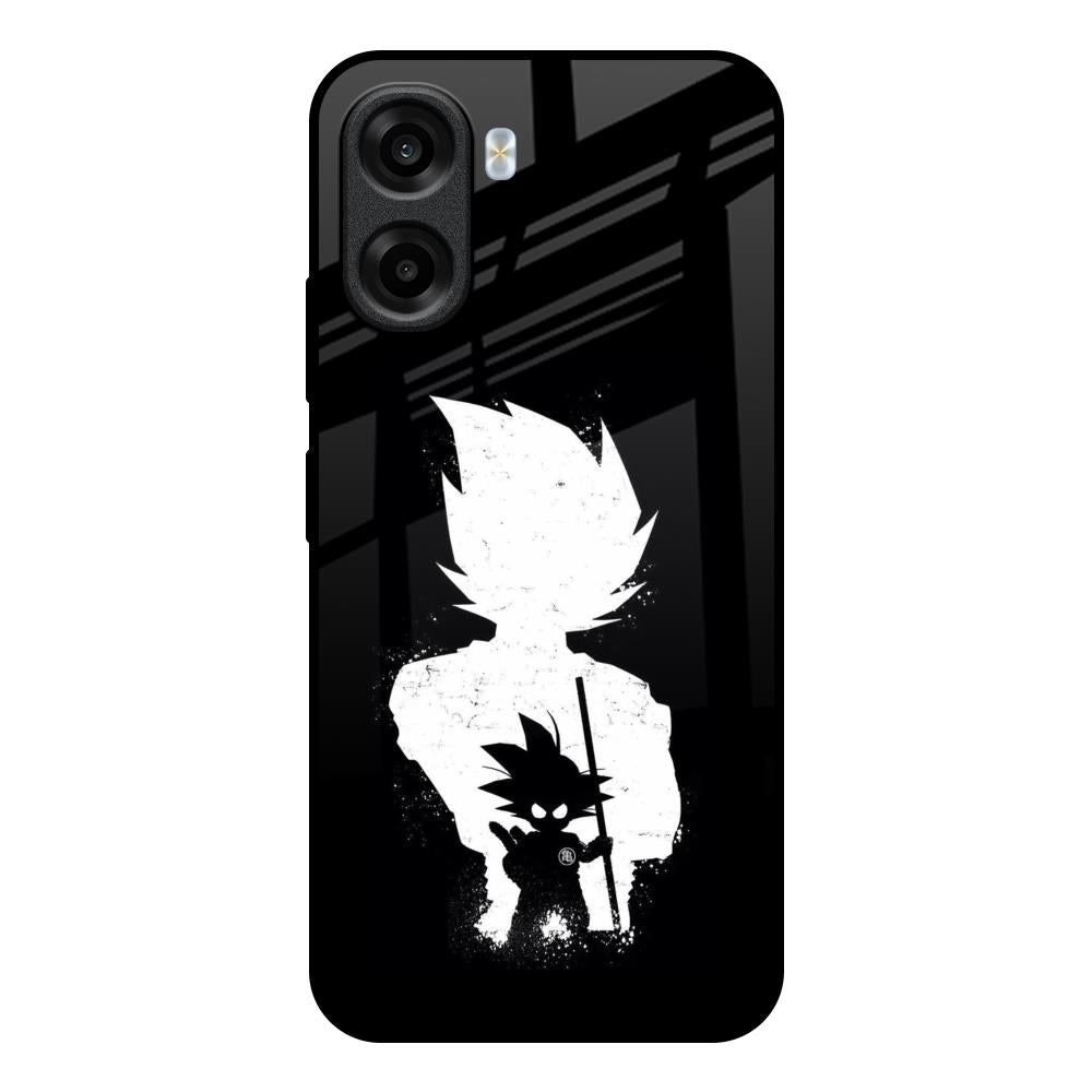 Monochrome Goku OPPO K14x 5G Glass Back Cover Online
