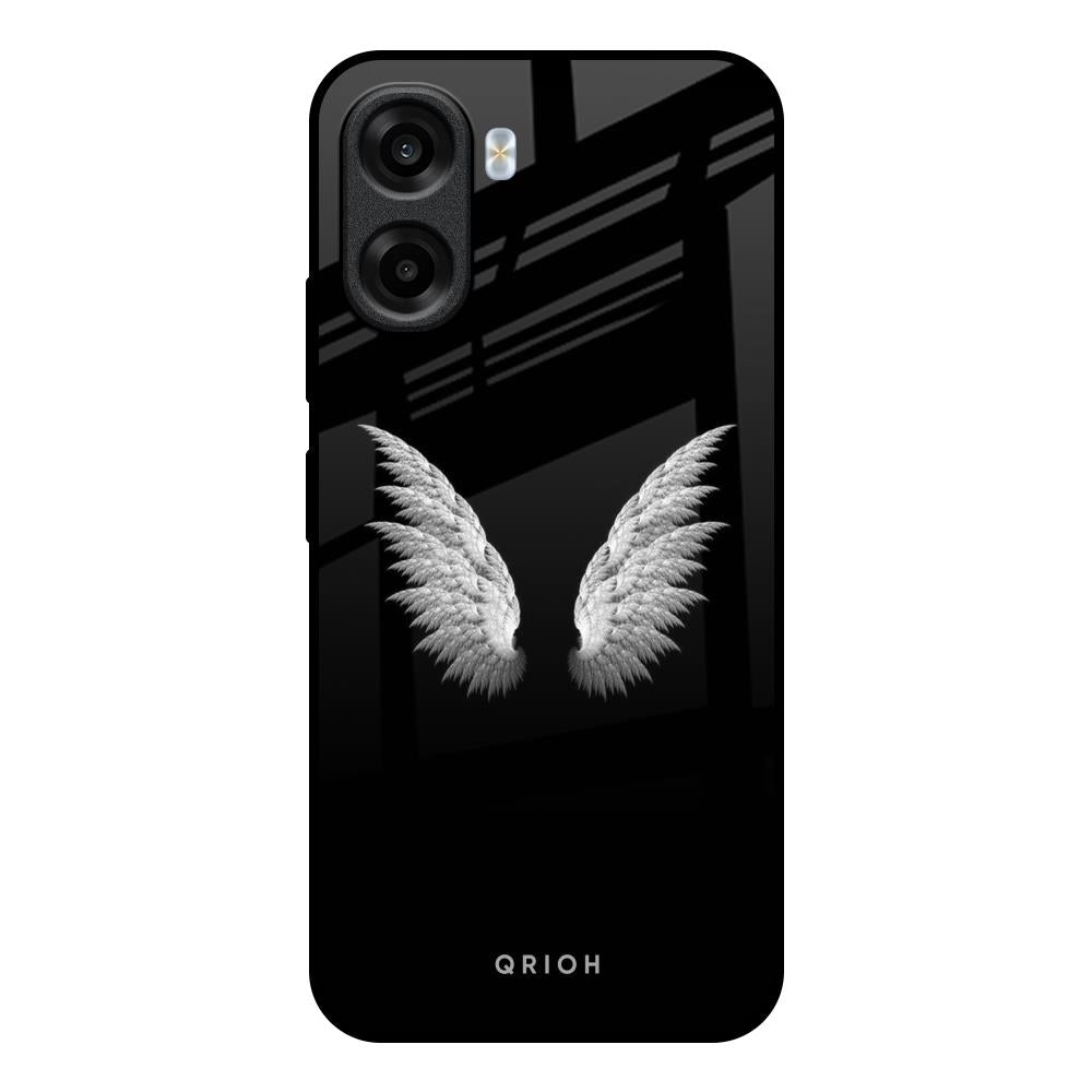 White Angel Wings OPPO K14x 5G Glass Back Cover Online
