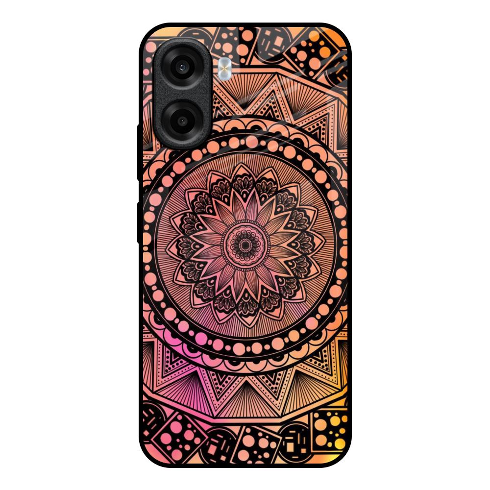 Floral Mandala OPPO K14x 5G Glass Back Cover Online