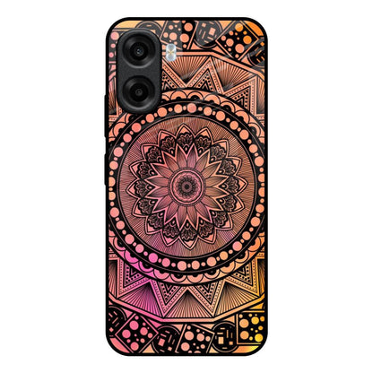 Floral Mandala OPPO K14x 5G Glass Back Cover Online
