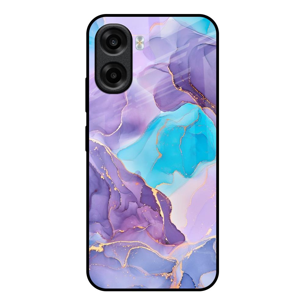 Alcohol ink Marble OPPO K14x 5G Glass Back Cover Online
