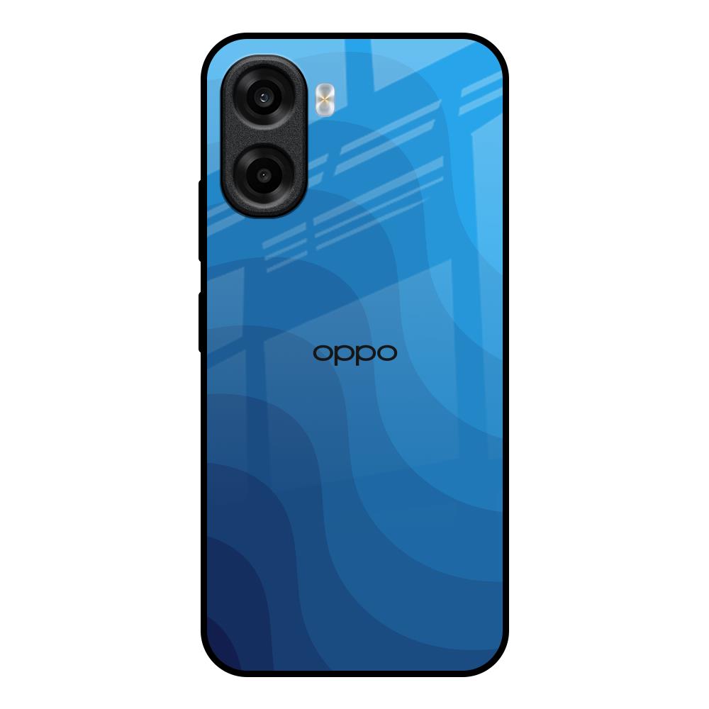 Blue Wave Abstract OPPO K14x 5G Glass Back Cover Online
