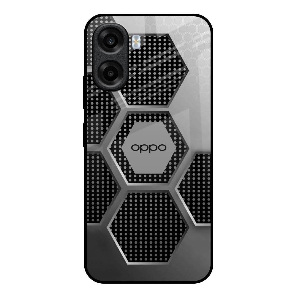 Hexagon Style OPPO K14x 5G Glass Back Cover Online