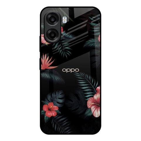 Tropical Art Flower OPPO K14x 5G Glass Back Cover Online