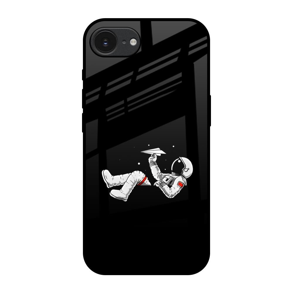 Space Traveller Apple iPhone 17e Glass Back Cover Online