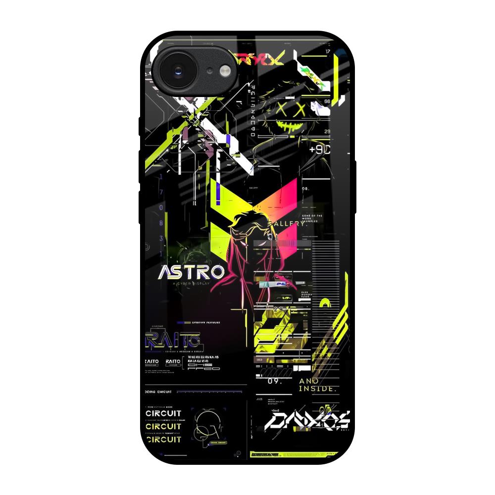 Astro Glitch Apple iPhone 17e Glass Back Cover Online