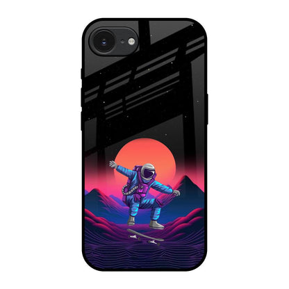Retro Astronaut Apple iPhone 17e Glass Back Cover Online