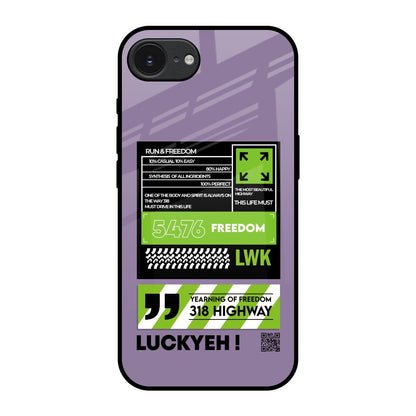 Run & Freedom Apple iPhone 17e Glass Back Cover Online