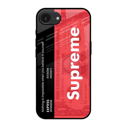Supreme Ticket Apple iPhone 17e Glass Back Cover Online