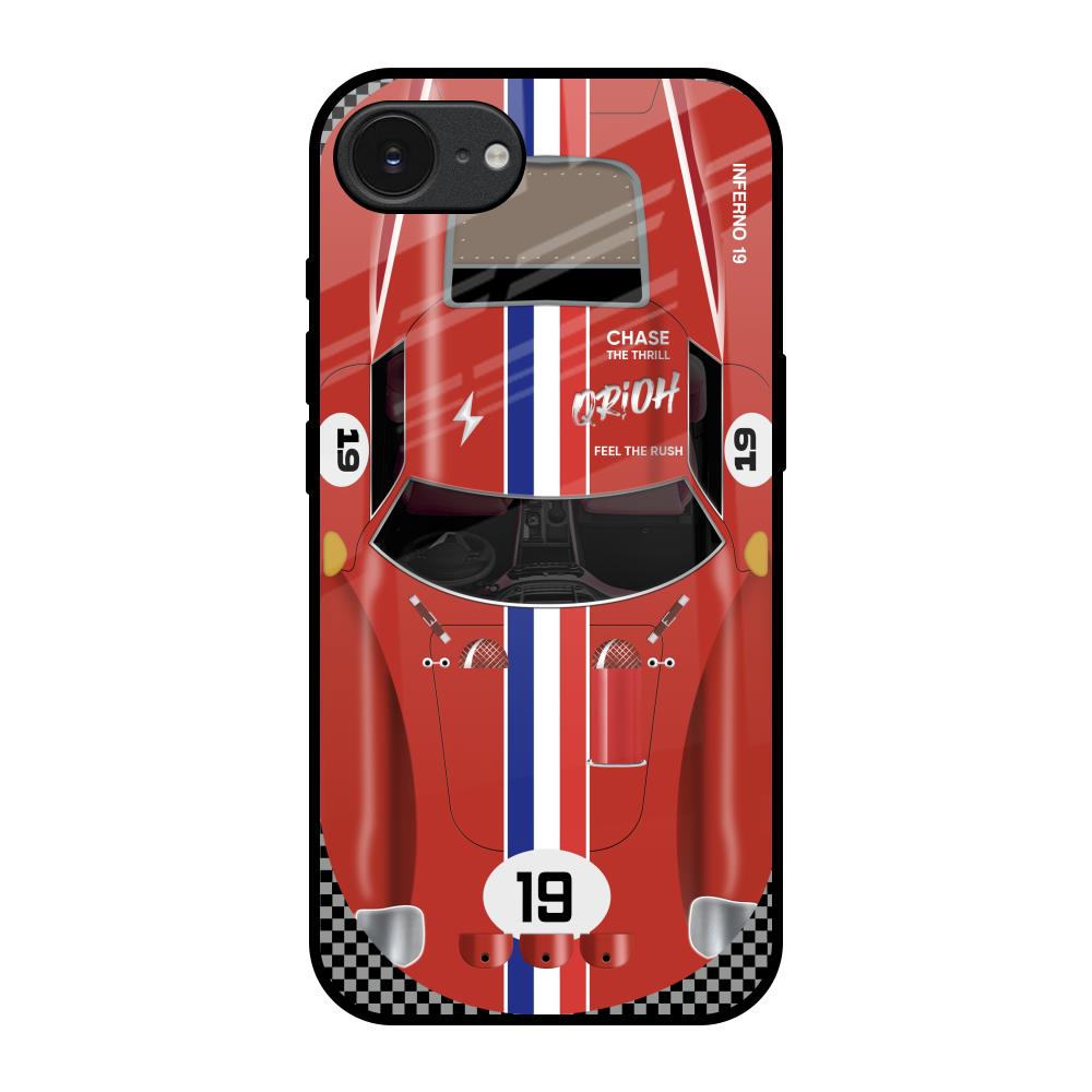 Racing Vintage Apple iPhone 17e Glass Back Cover Online