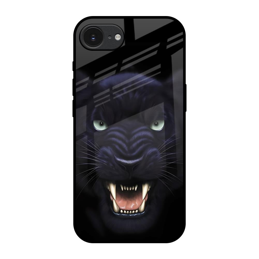 Angry Black Tiger Apple iPhone 17e Glass Back Cover Online