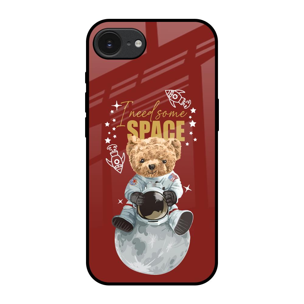 Astronaut Bear Apple iPhone 17e Glass Back Cover Online