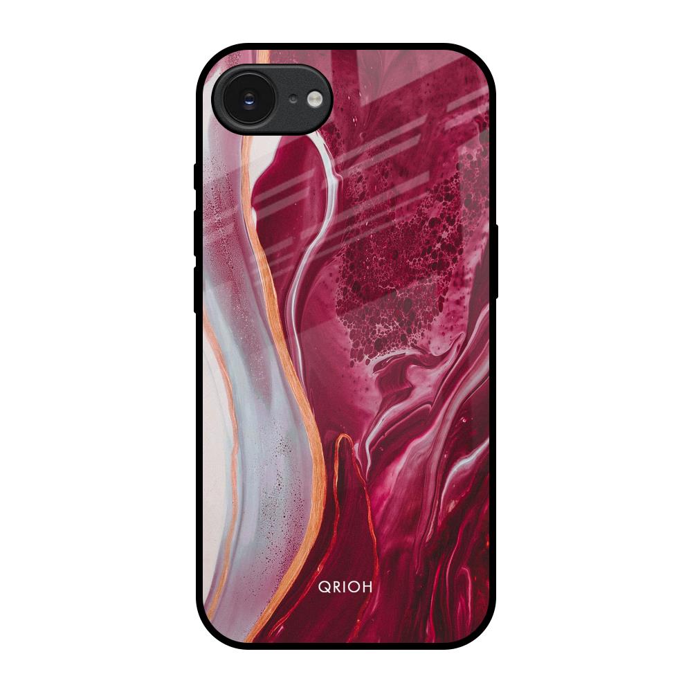 Crimson Ruby Apple iPhone 17e Glass Back Cover Online