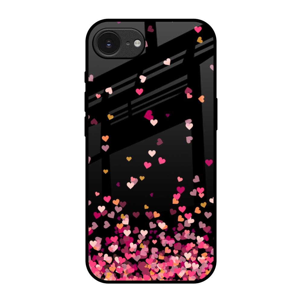 Heart Rain Fall Apple iPhone 17e Glass Back Cover Online