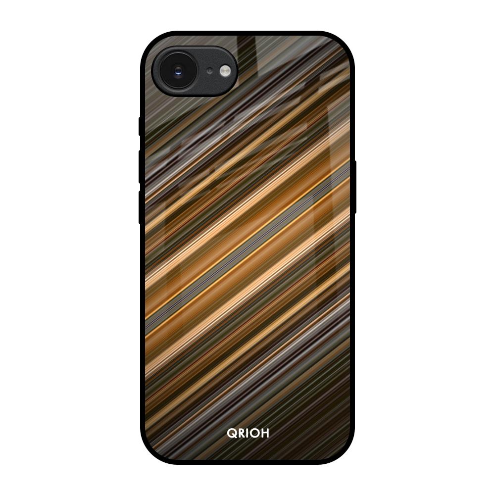 Diagonal Slash Pattern Apple iPhone 17e Glass Back Cover Online