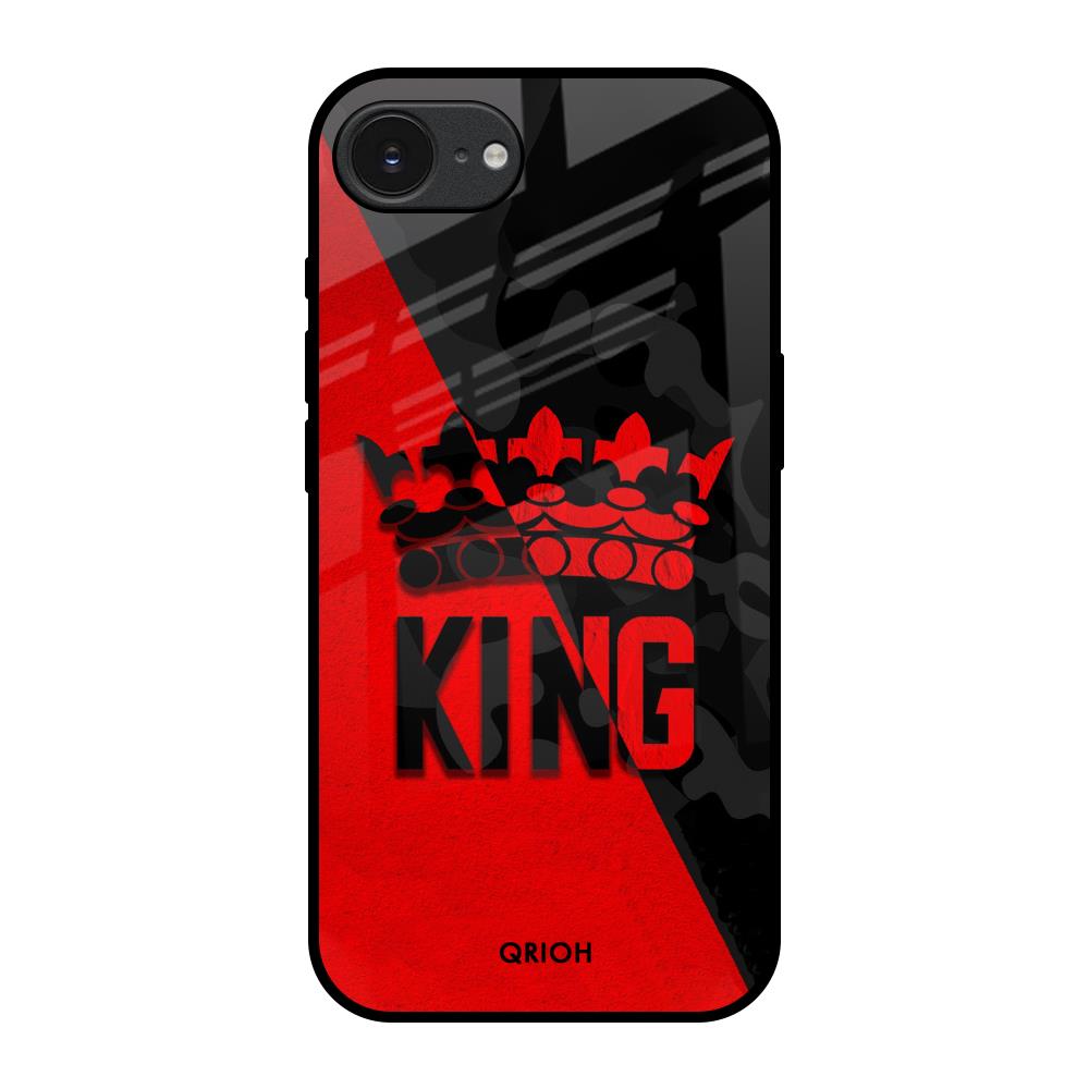I Am A King Apple iPhone 17e Glass Back Cover Online