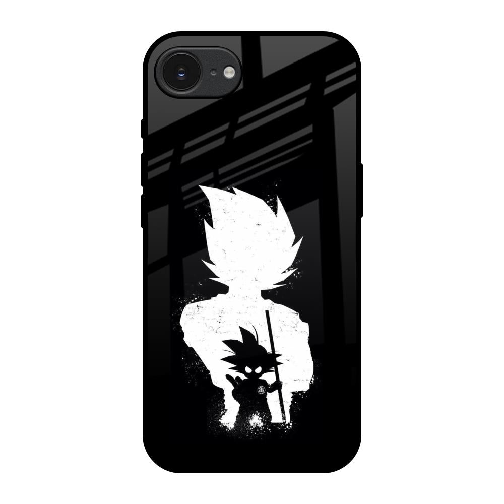 Monochrome Goku Apple iPhone 17e Glass Back Cover Online
