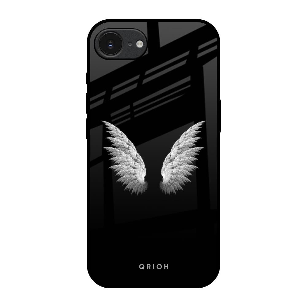 White Angel Wings Apple iPhone 17e Glass Back Cover Online