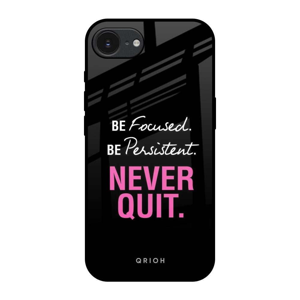 Be Focused Apple iPhone 17e Glass Back Cover Online