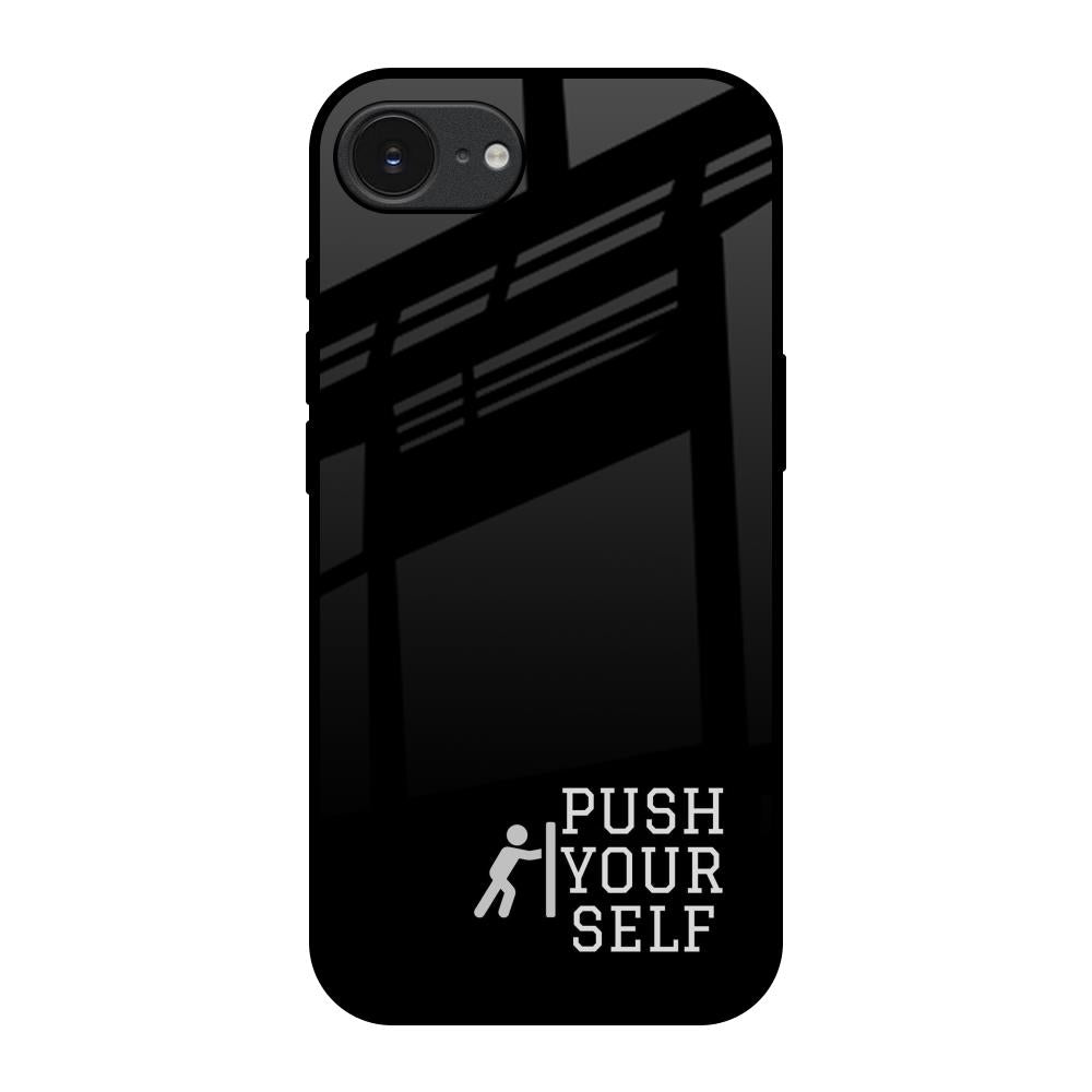 Push Your Self Apple iPhone 17e Glass Back Cover Online