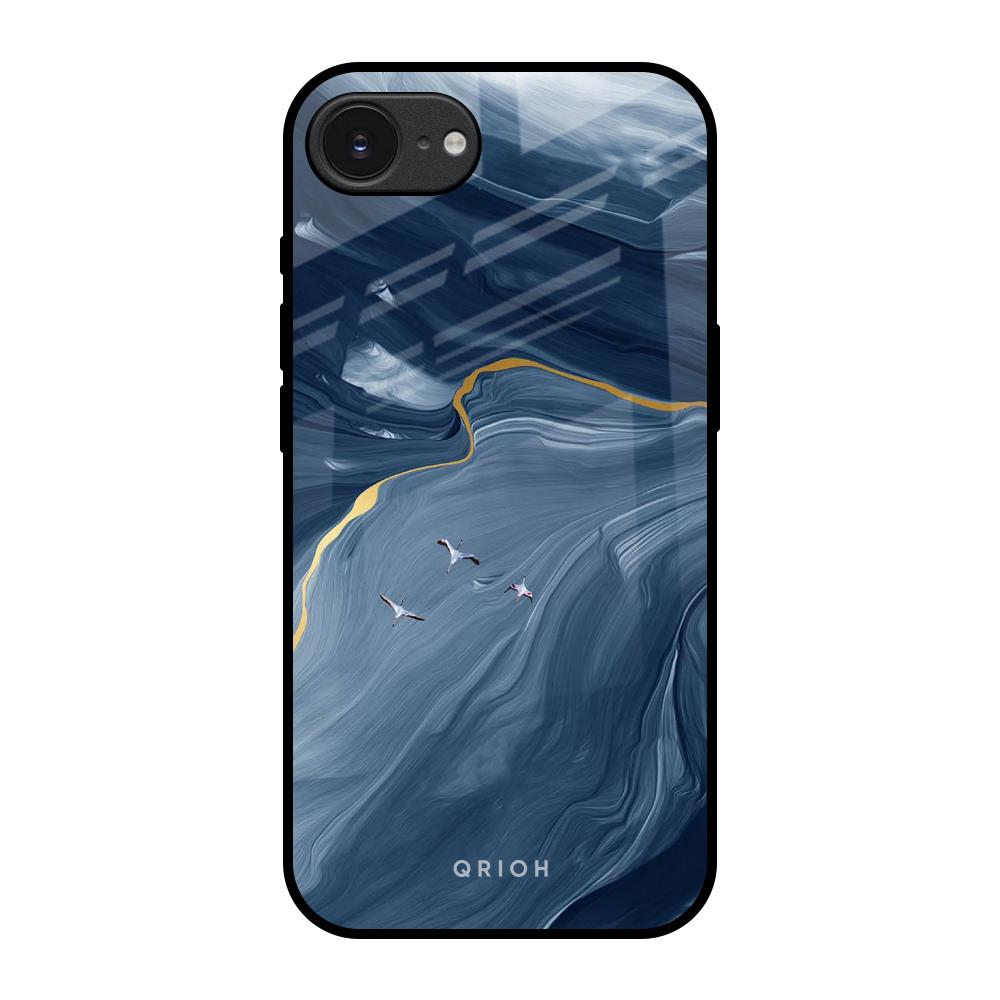 Deep Ocean Marble Apple iPhone 17e Glass Back Cover Online