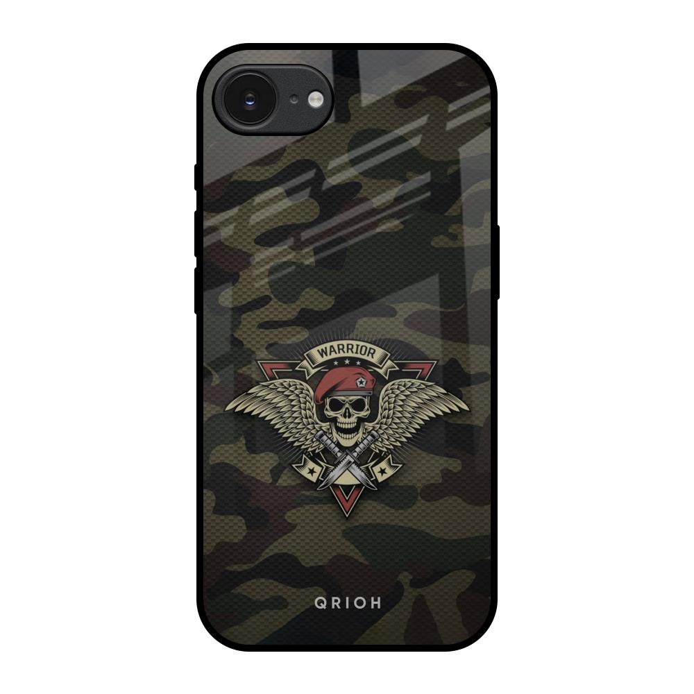 Army Warrior Apple iPhone 17e Glass Back Cover Online