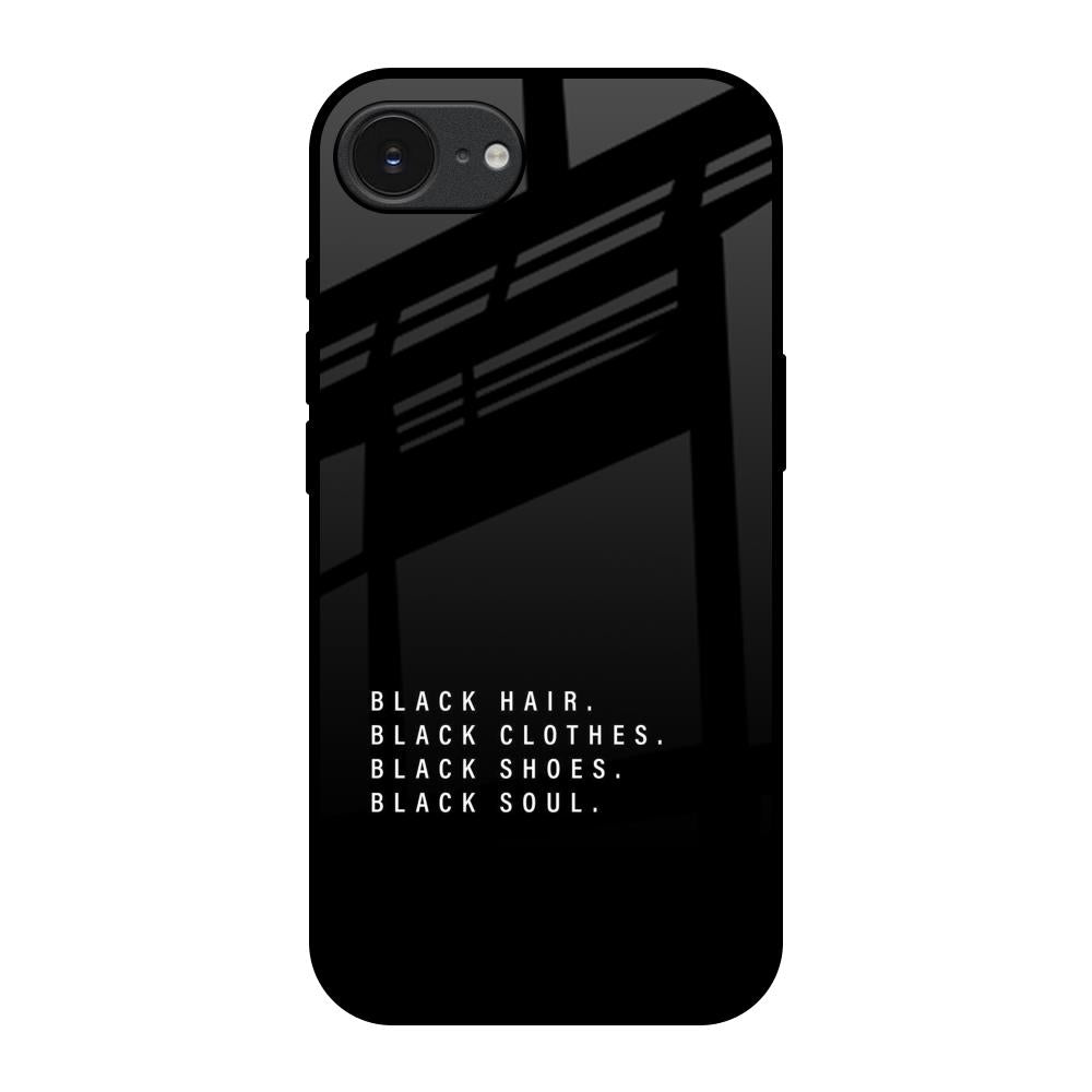 Black Soul Apple iPhone 17e Glass Back Cover Online