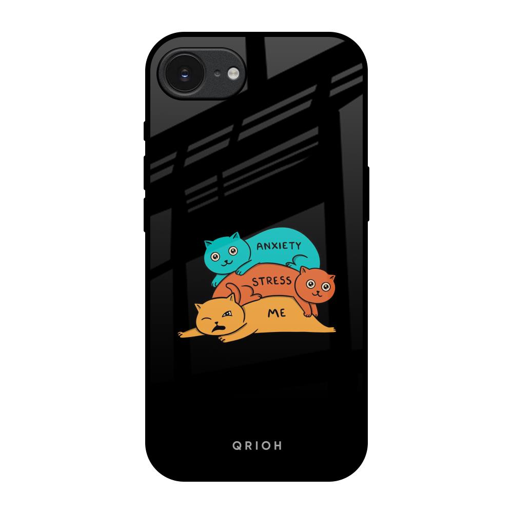 Anxiety Stress Apple iPhone 17e Glass Back Cover Online