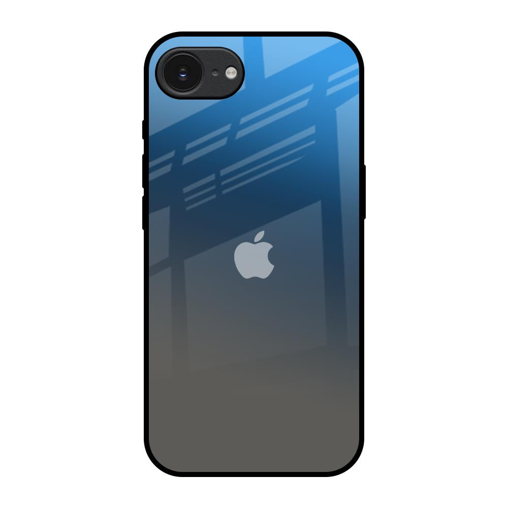 Blue Grey Ombre Apple iPhone 17e Glass Back Cover Online