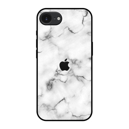 Satin White Marble Apple iPhone 17e Glass Back Cover Online