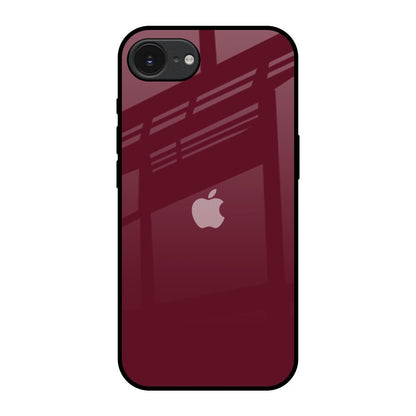 Classic Burgundy Apple iPhone 17e Glass Back Cover Online
